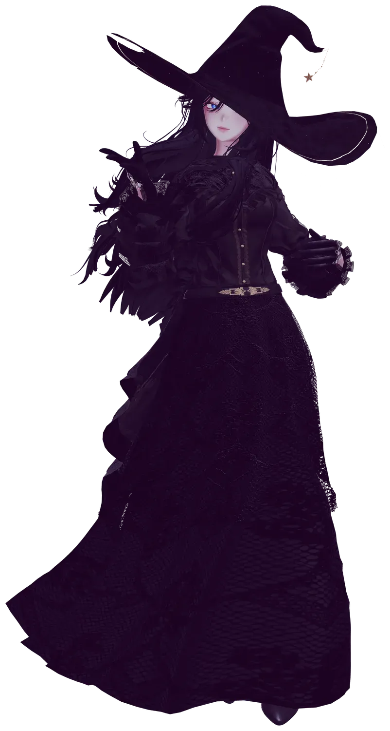 魔女の立ち絵